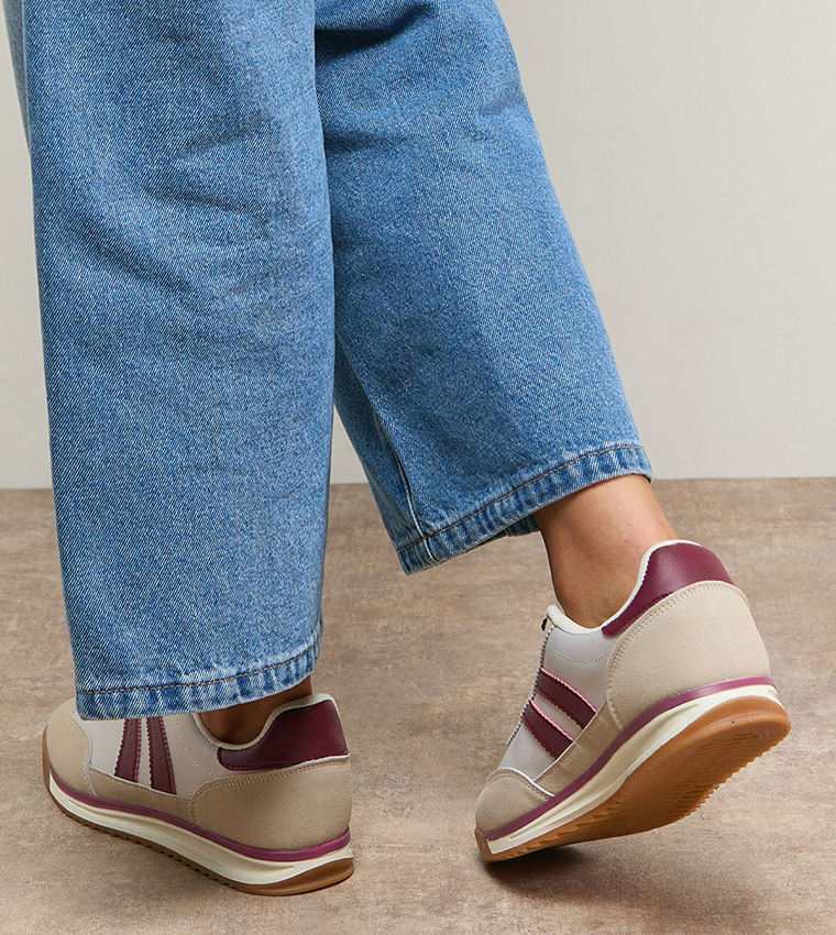 Clarissa Color Block Low-Top Sneakers