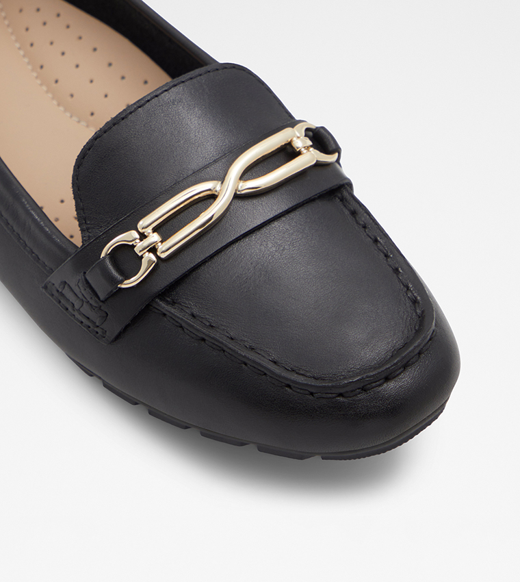 BAGDISH Metal Accent Loafers