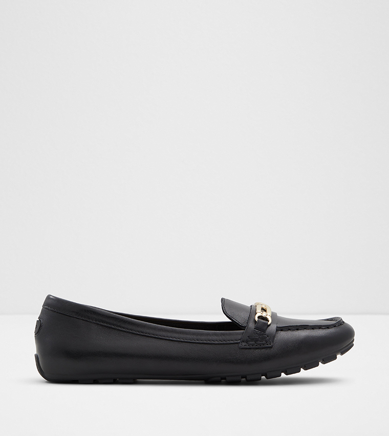 BAGDISH Metal Accent Loafers