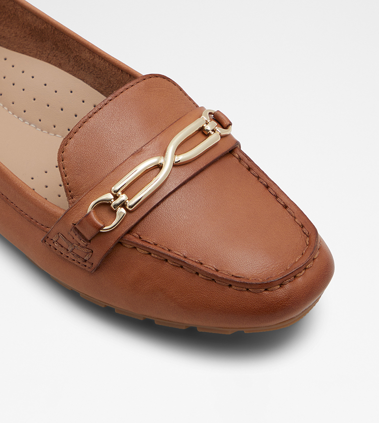BAGDISH Metal Accent Loafers
