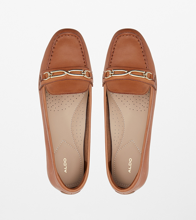 BAGDISH Metal Accent Loafers