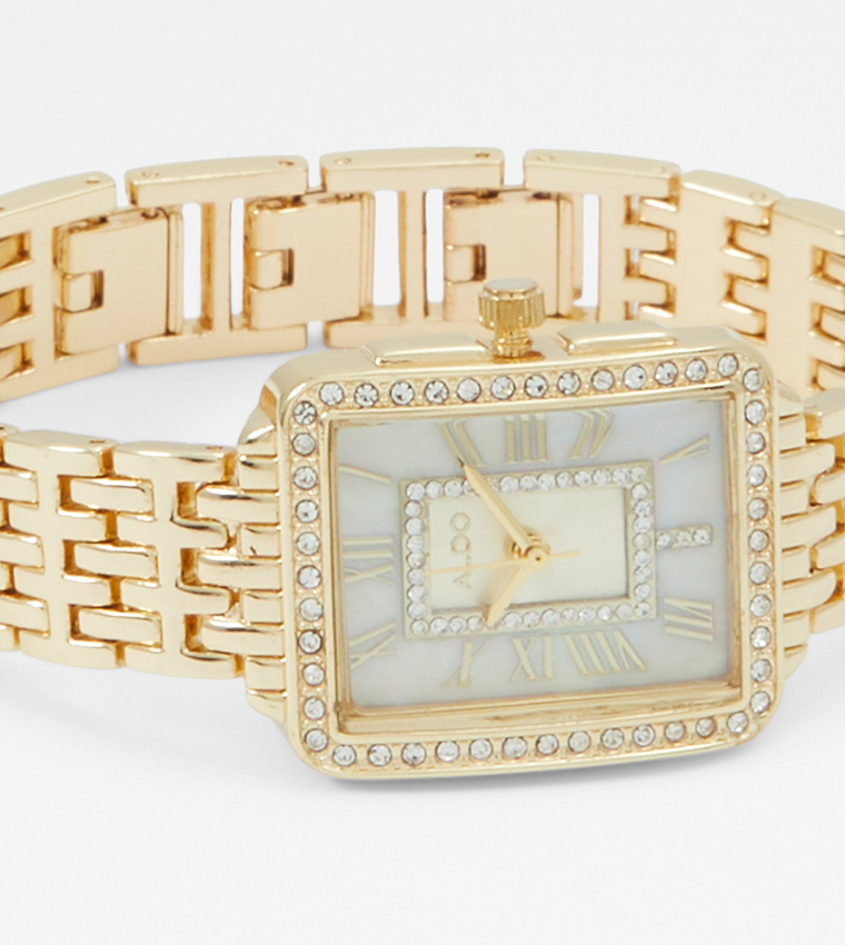 BAHRAMI Stone Embellished Analog Watch