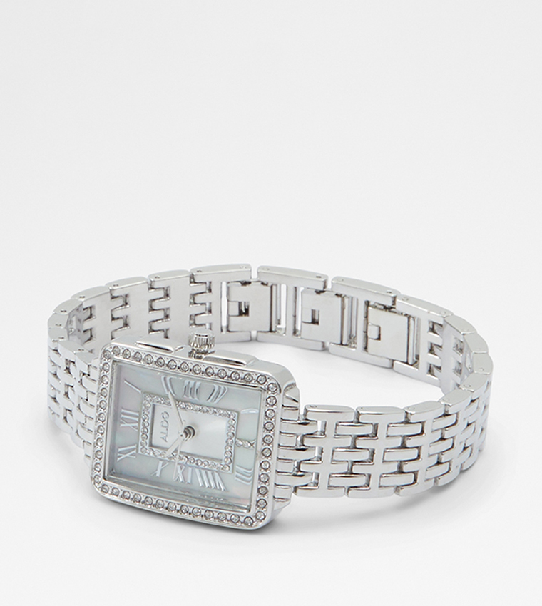 BAHRAMI Stone Embellished Analog Watch