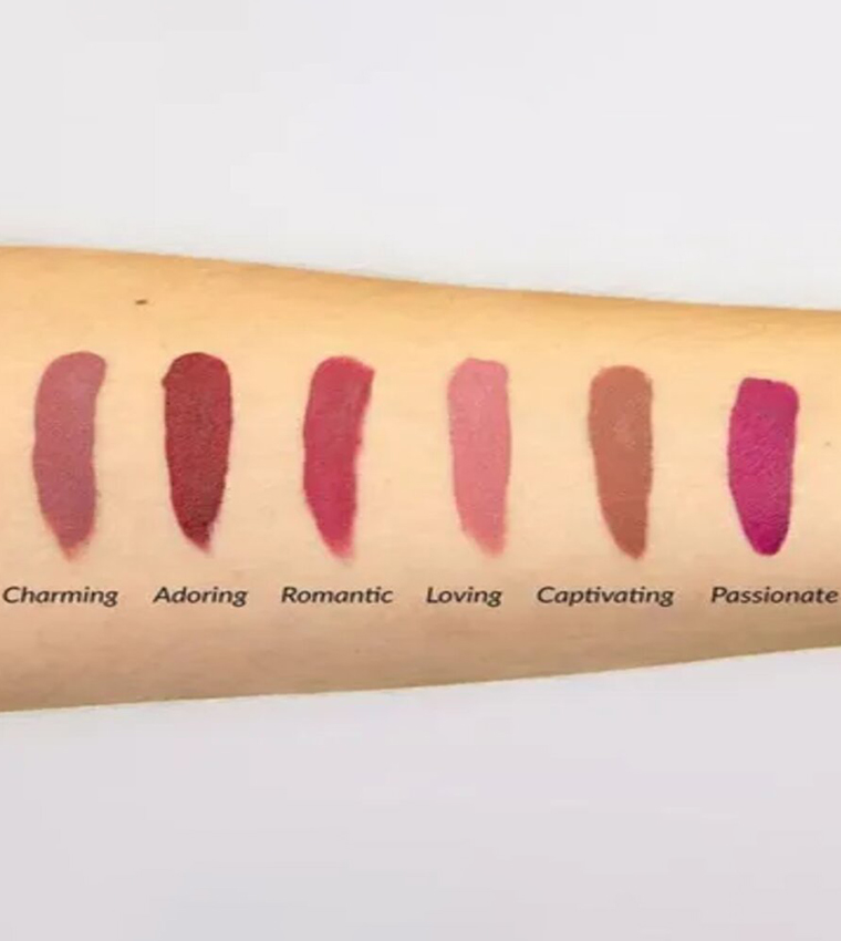 Meet Matte Hughes 6 Mini Long Liquid Lasting Lipstick Vol.10, 6x7.2ml