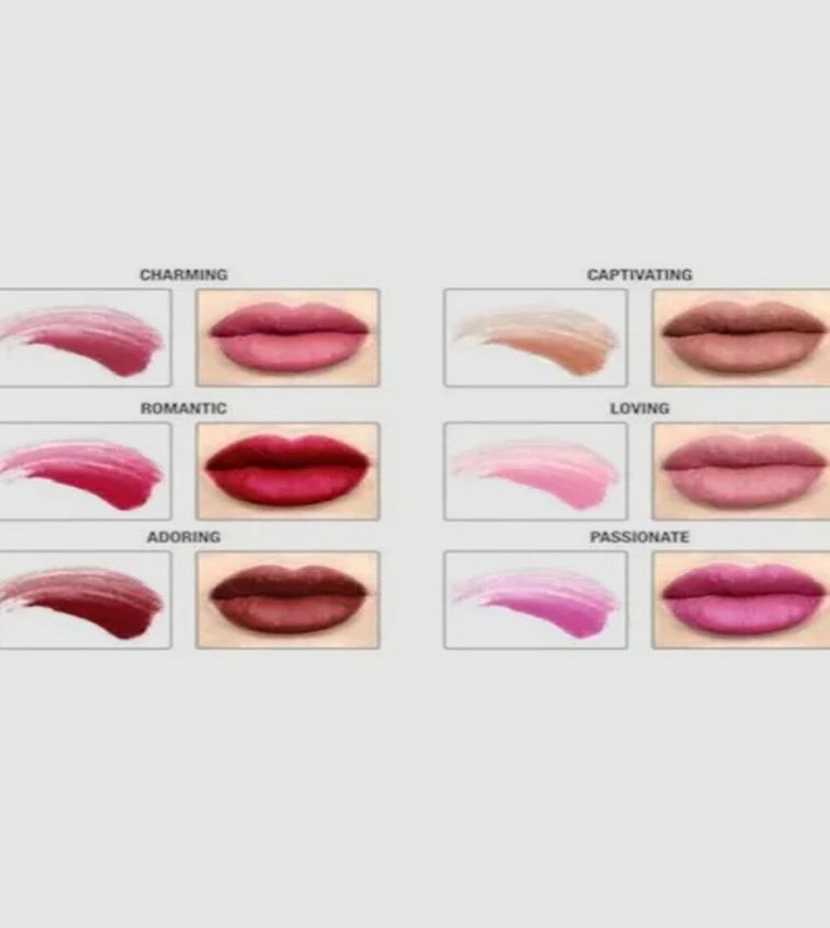 Meet Matte Hughes 6 Mini Long Liquid Lasting Lipstick Vol.10, 6x7.2ml