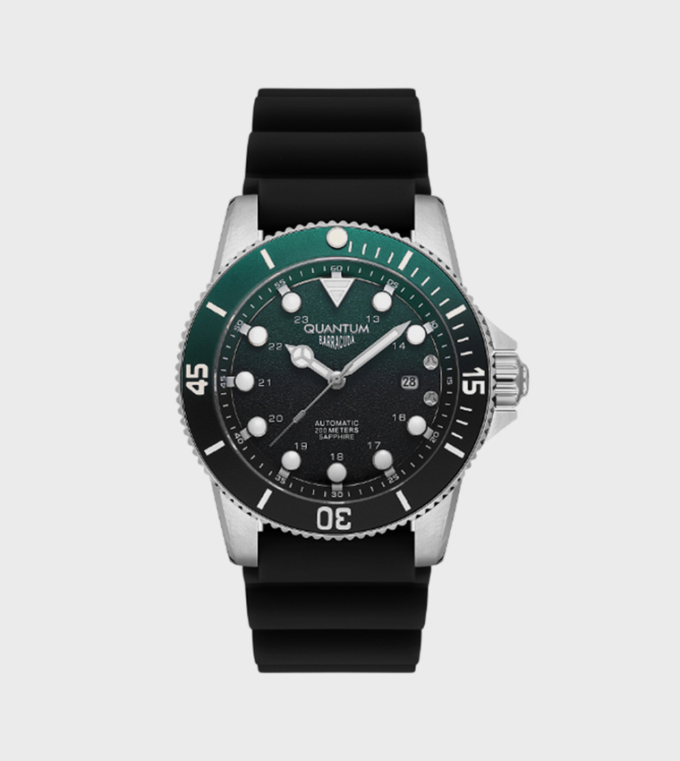 Dark Green Dial Analog Watch