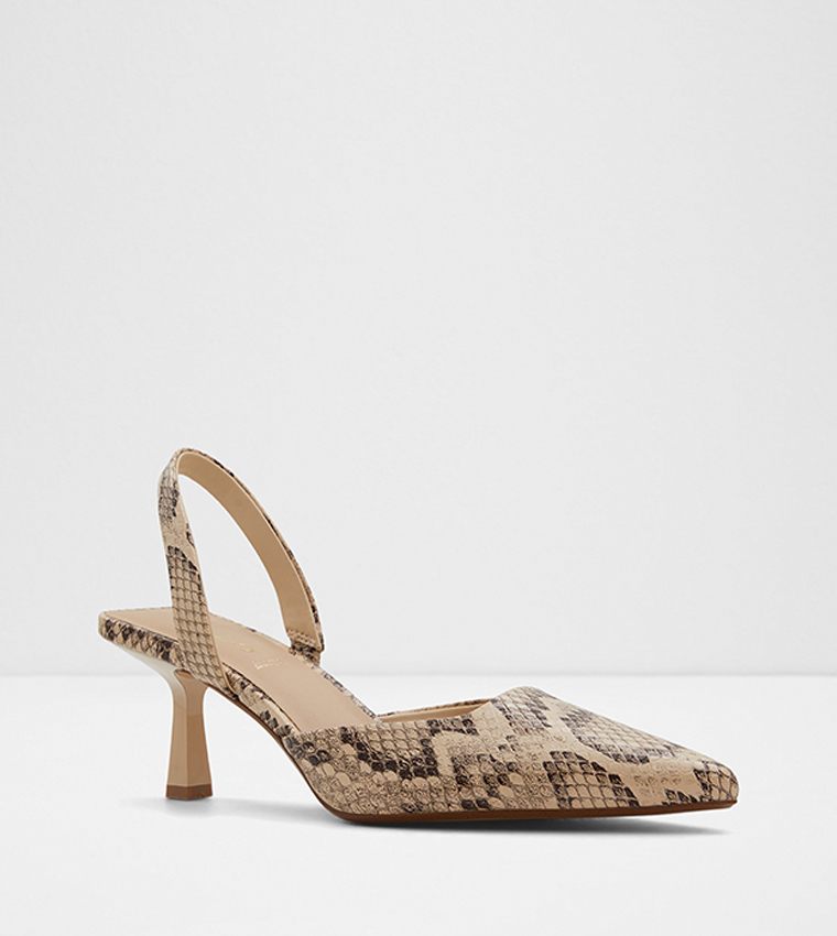 Slingback snakeskin shoes shop