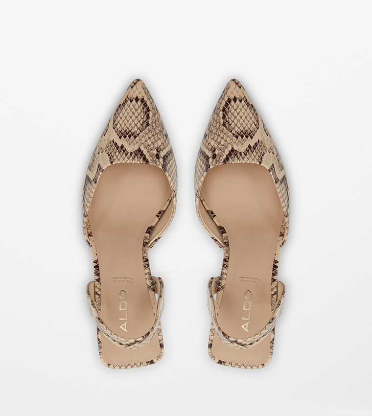 Buy Aldo Snakeskin Slingback Pumps In Multiple Colors 6thStreet Bahrain