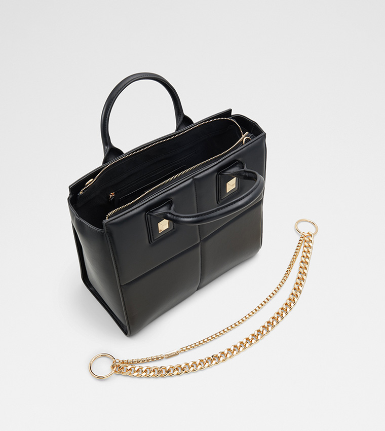 Buy Aldo BAYWETH Tote Bag With Chain Accent In Black 6thStreet Oman