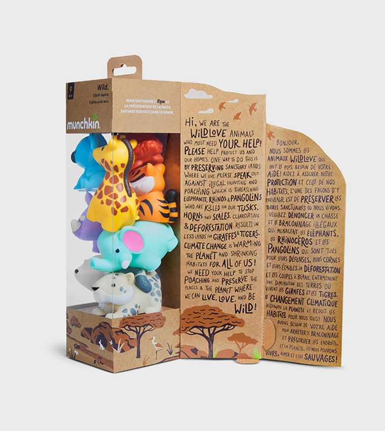 Munchkin animal bath toys clearance