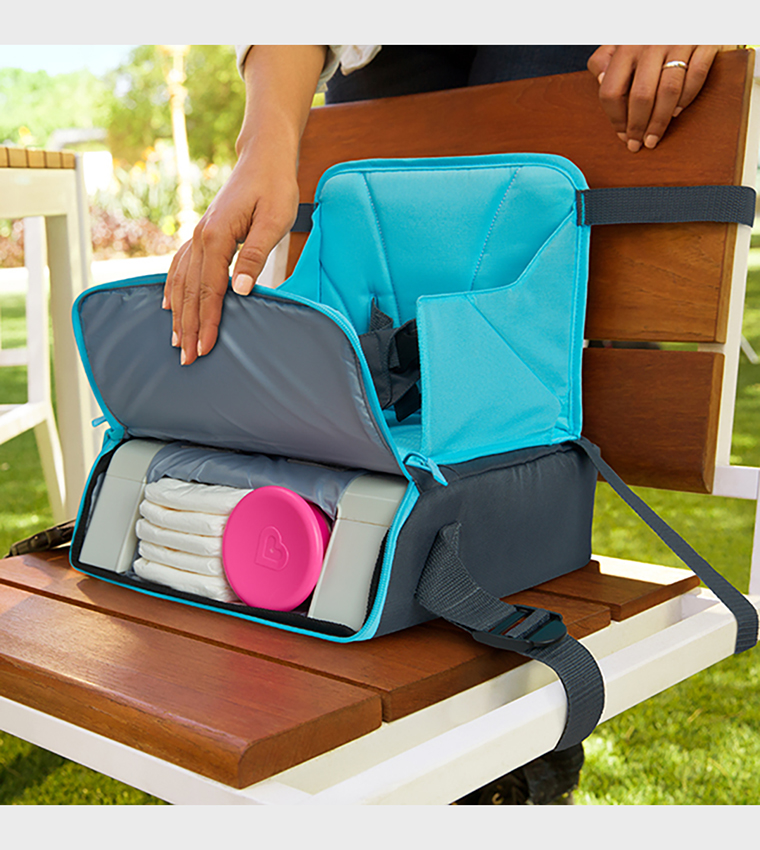 Buy Munchkin Brica GoBoost Travel Booster Seat In Blue 6thStreet UAE