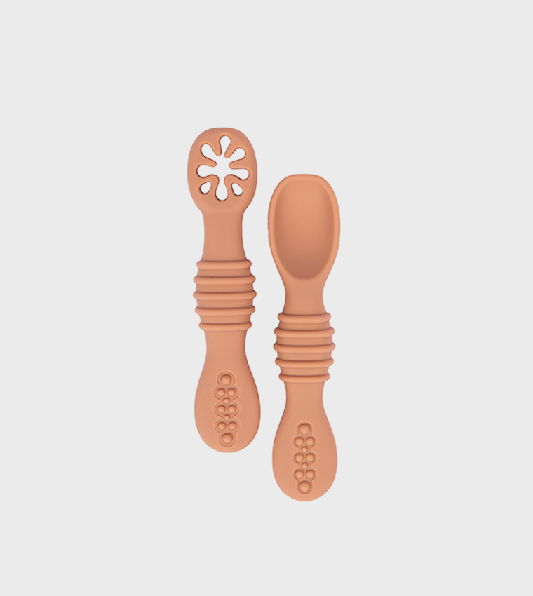 Soft Tip BPA Free Silicone First Stage Training Spoons Set