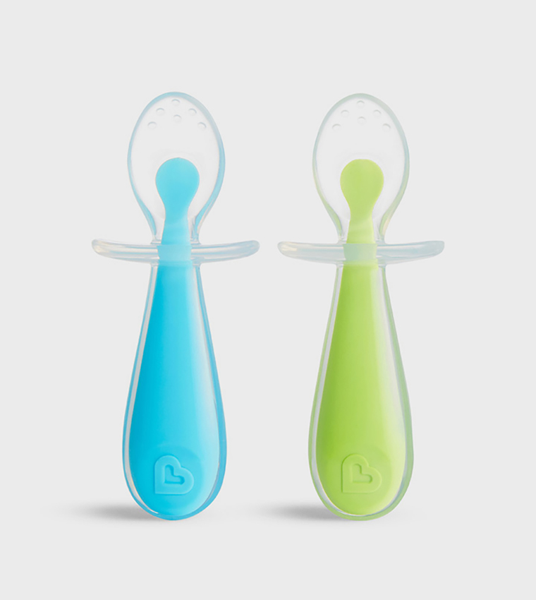 2-Pack Gentle Scoop™ Silicone Training Spoons