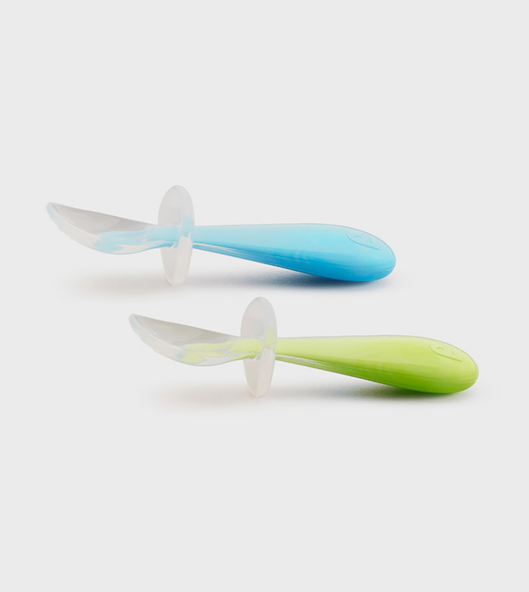 2-Pack Gentle Scoop™ Silicone Training Spoons