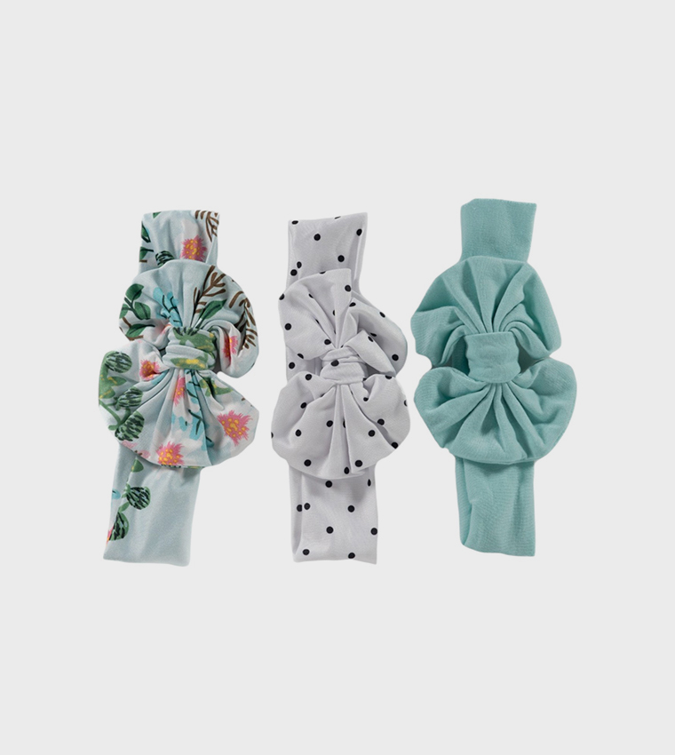 OLIVIA 3 Pack Bow Headbands