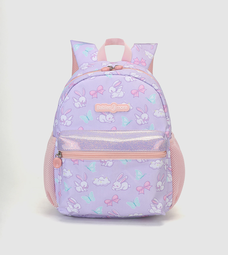Printed Front Pocket Backpack