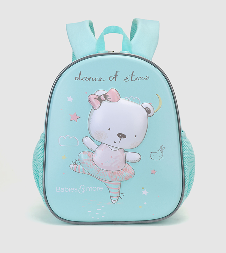 Printed Zip-Closure Backpack