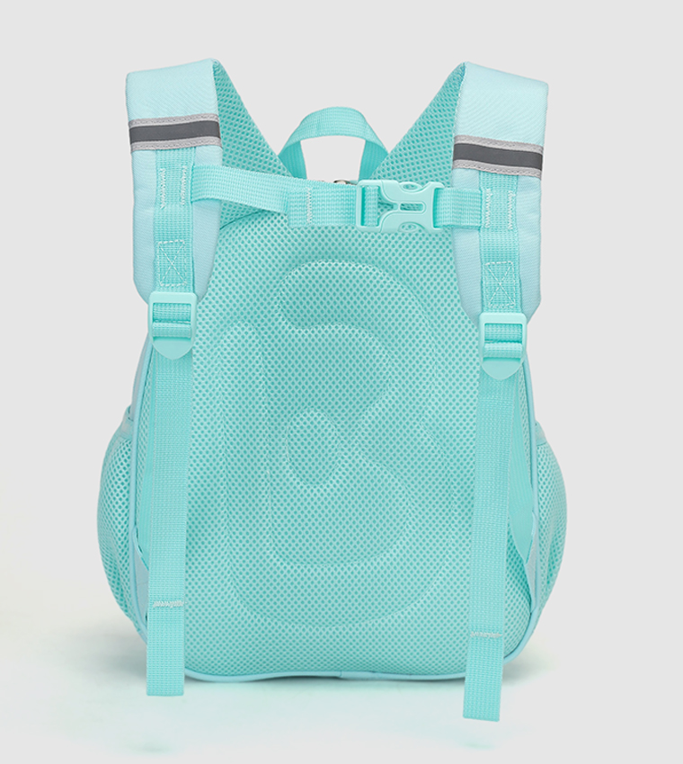 Printed Zip-Closure Backpack