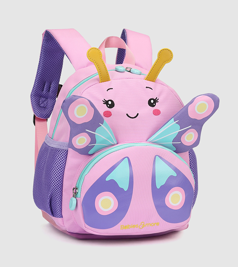 3D Detail Front Pocket Backpack