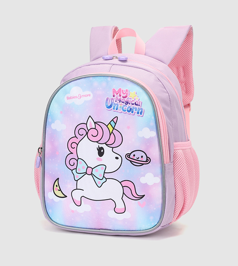 Printed Front Pocket Backpack