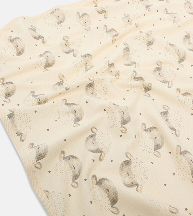 3-Pack Printed Receiving Blankets