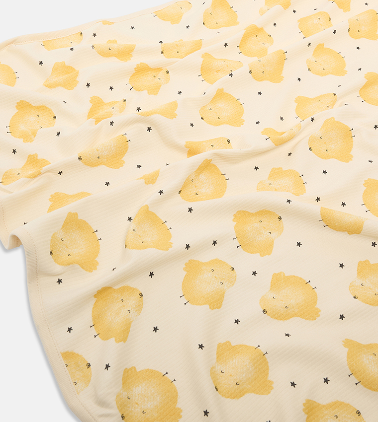 3-Pack Printed Receiving Blankets