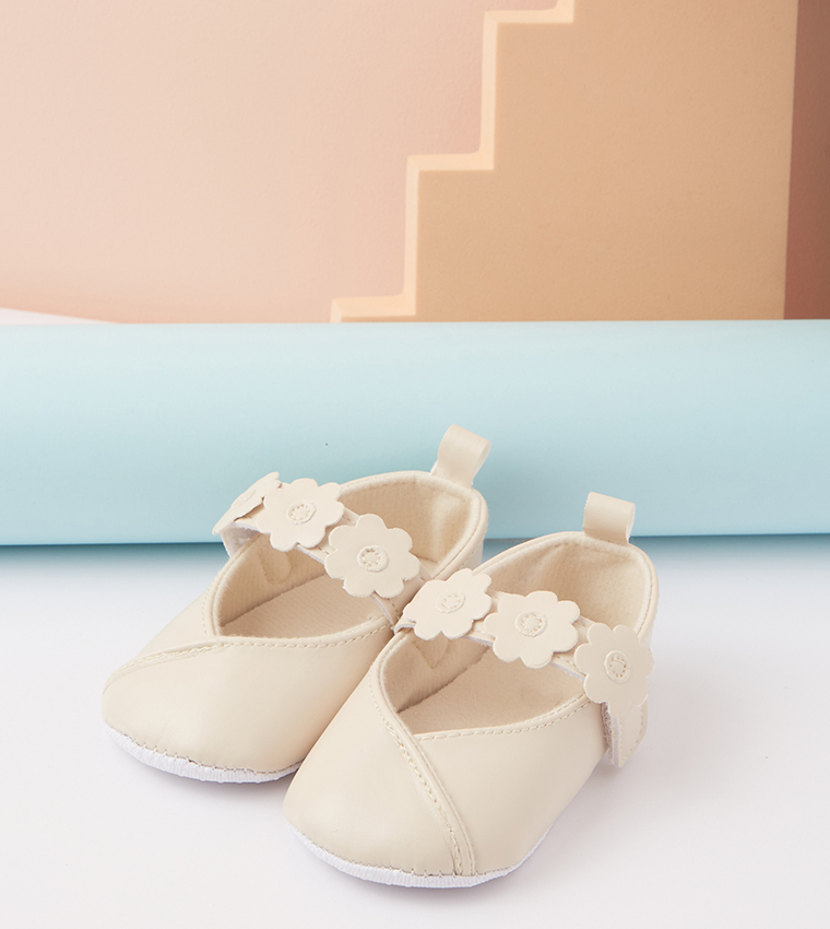 Appliqued Soft Sole Mary Jane