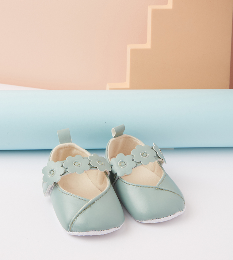 Appliqued Soft Sole Mary Jane