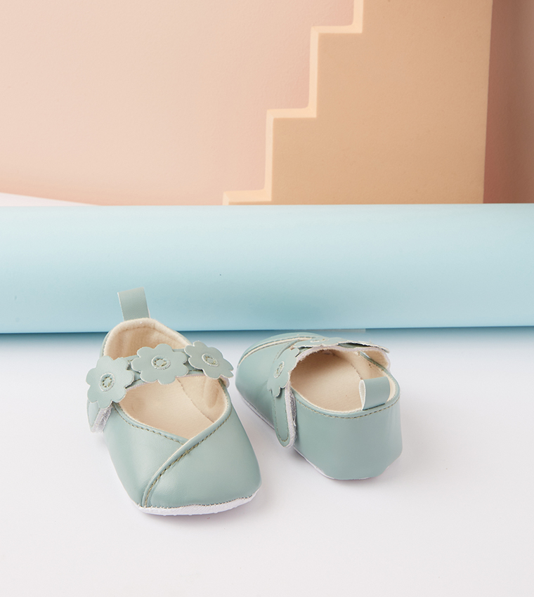 Appliqued Soft Sole Mary Jane