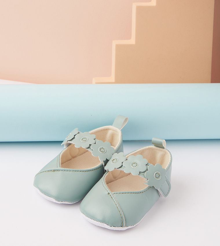 Appliqued Soft Sole Mary Jane