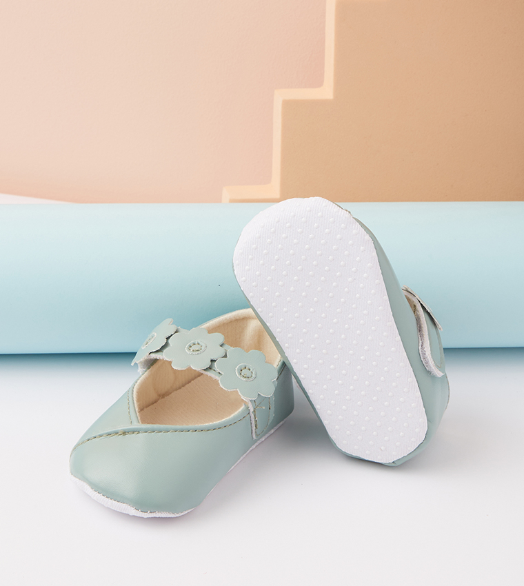 Appliqued Soft Sole Mary Jane