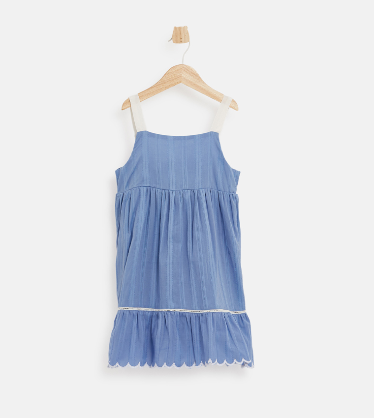 Textured Strappy Dress