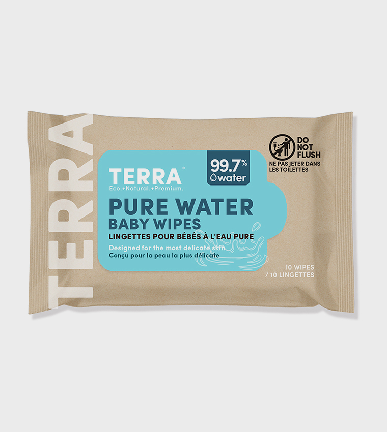 Baby Wipes Water, 10 Sheets