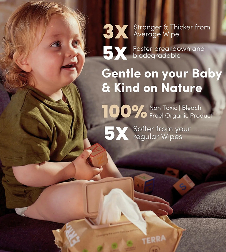 Baby Wipes Water, 10 Sheets