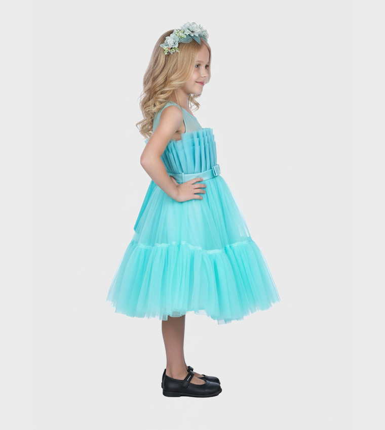 Tiffani Aura Sleeveless Midi Party Dress