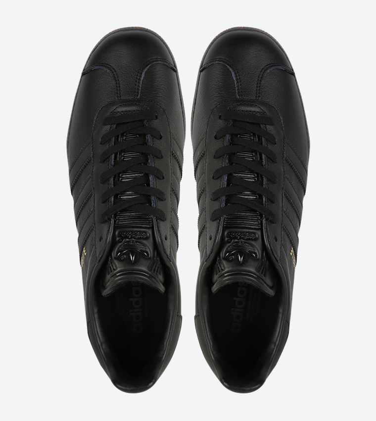 Adidas gazelle junior core black mono discount
