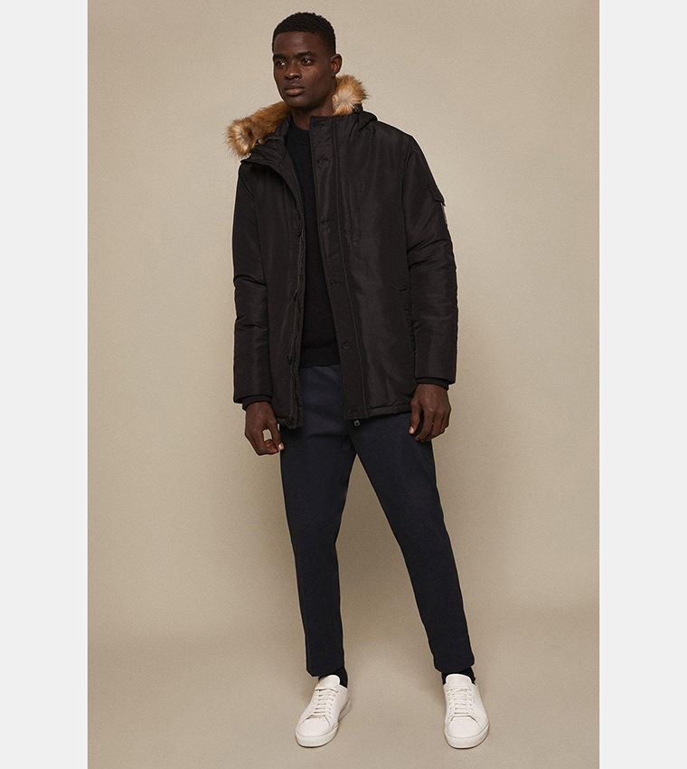 Heavyweight outlet parka coat