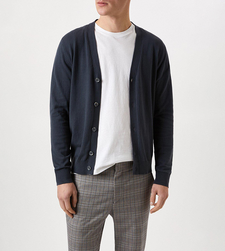 Mens cardigan burton deals