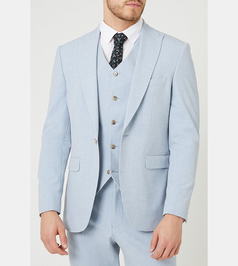 Pale online blue blazer