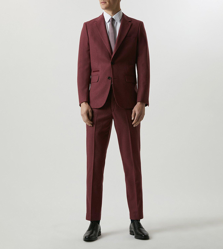 Burton burgundy blazer outlet