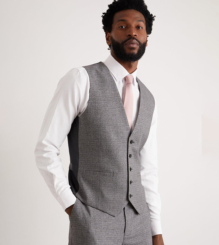 Burton discount grey waistcoat