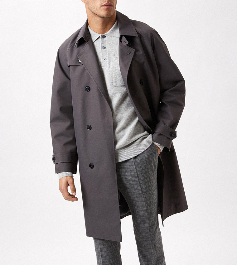 Burton grey coat cheap