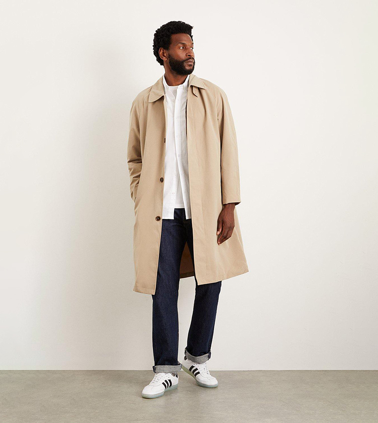 Buy Burton Coated Raglan Mac Coat In Brown 6thStreet Kuwait