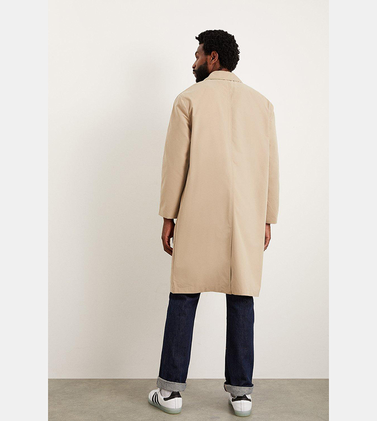 Buy Burton Coated Raglan Mac Coat In Brown 6thStreet Kuwait