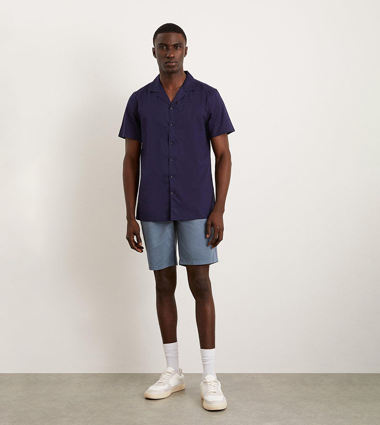 Buy Burton Classic Blue Chino Shorts In Blue 6thStreet Bahrain