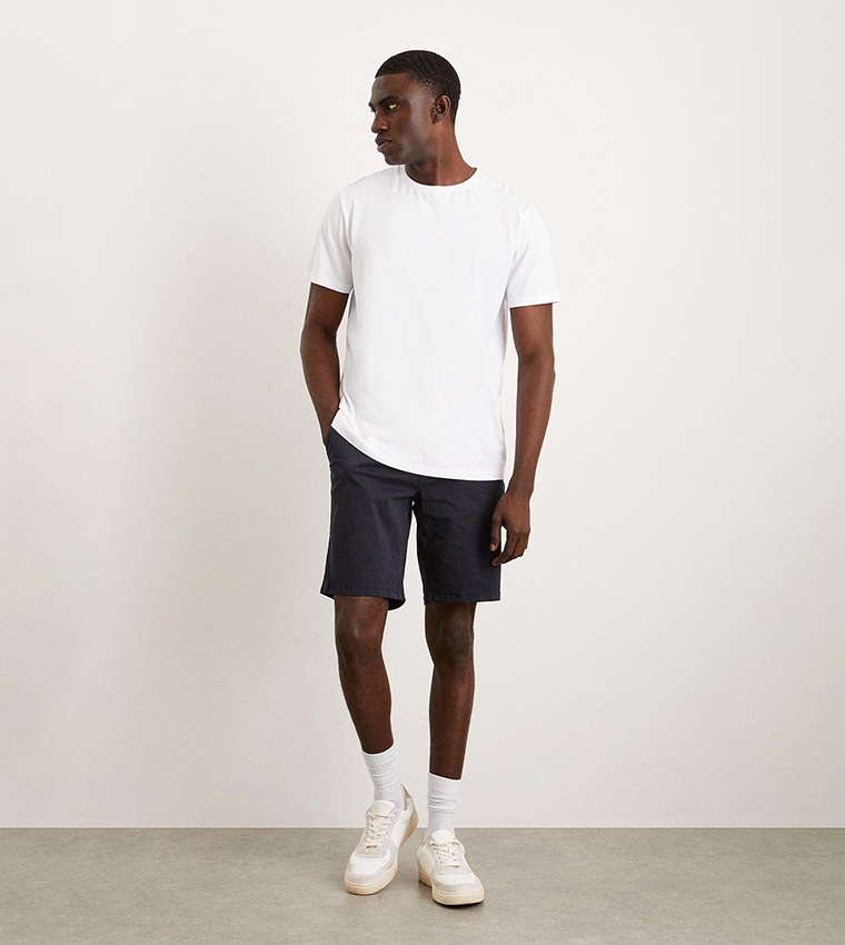 Buy Burton Classic Navy Chino Shorts In Navy 6thStreet Bahrain