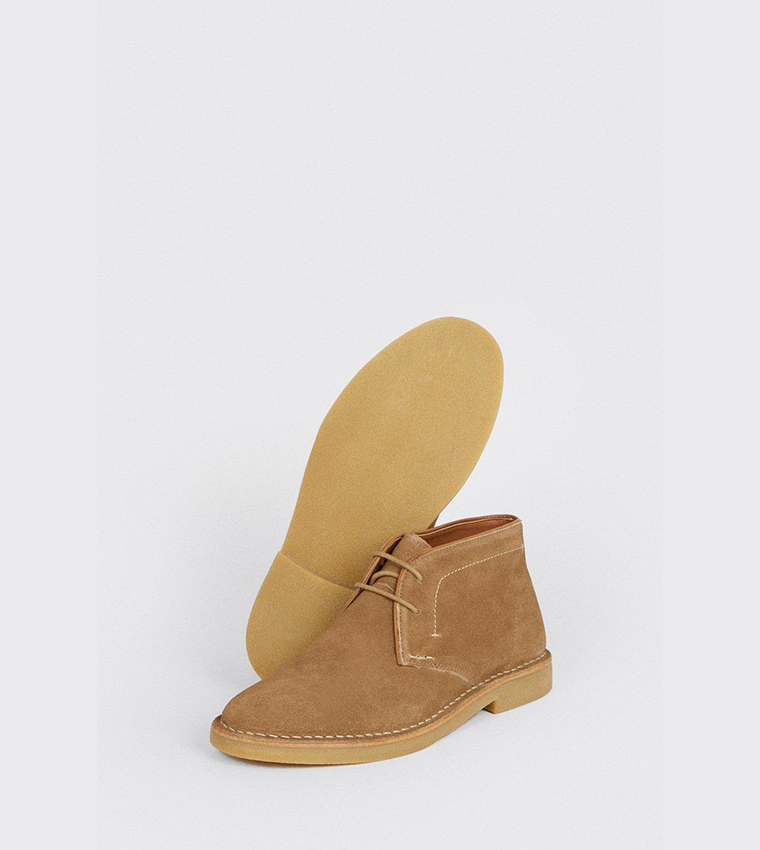 Buy Burton Stone Suede Desert Casual Boots In Beige 6thStreet UAE
