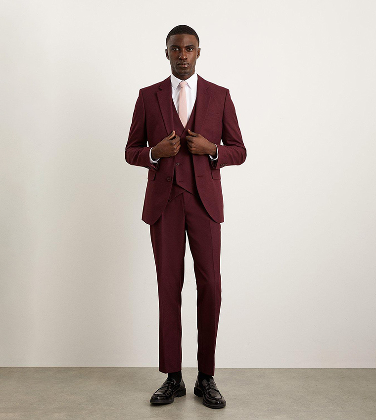Burton burgundy blazer clearance