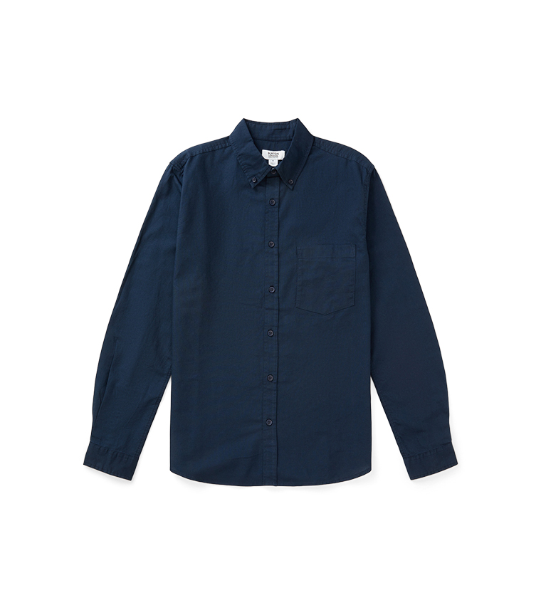 Long Sleeves Chest Pocket Oxford Shirt