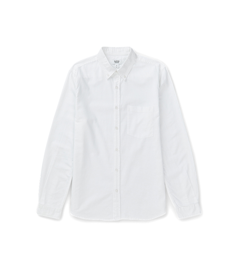 Long Sleeves Chest Pocket Oxford Shirt